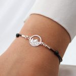 bransoletka na sznurku z grawerem