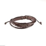 męska bransoletka skórzana